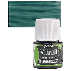 ΣΜΑΛΤΟ (ENAMEL) VITRAIL Dark Green 45ml TRANSPARENT PEBEO ΣΜΑΛΤΟ (ENAMEL) VITRAIL Dark Green 45ml TRANSPARENT PEBEO