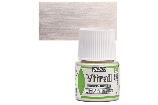 ΣΜΑΛΤΟ (ENAMEL) VITRAIL Pearl 45ml TRANSPARENT PEBEO