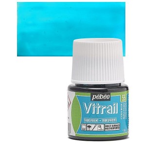 ΣΜΑΛΤΟ (ENAMEL) VITRAIL Cyan Blue 45ml TRANSPARENT PEBEO ΣΜΑΛΤΟ (ENAMEL) VITRAIL Cyan Blue 45ml TRANSPARENT PEBEO