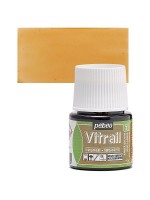 ΣΜΑΛΤΟ (ENAMEL) VITRAIL Amber Brown 45ml TRANSPARENT PEBEO