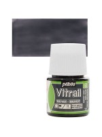 ΣΜΑΛΤΟ (ENAMEL) VITRAIL Smoky Grey 45ml TRANSPARENT PEBEO