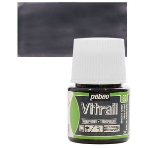 ΣΜΑΛΤΟ (ENAMEL) VITRAIL Smoky Grey 45ml TRANSPARENT PEBEO ΣΜΑΛΤΟ (ENAMEL) VITRAIL Smoky Grey 45ml TRANSPARENT PEBEO