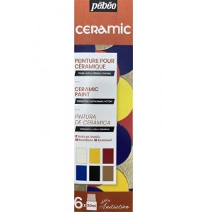 ΣΕΤ ΧΡΩΜΑΤΑ ΓΙΑ ΚΕΡΑΜΙΚΑ 6x20ml PEBEO CERAMIC