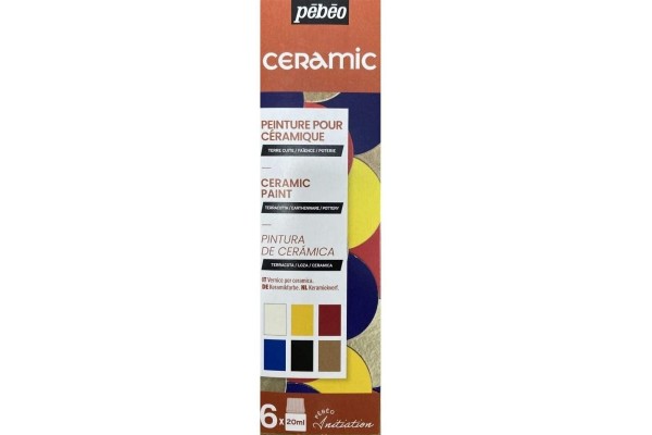 ΣΕΤ ΧΡΩΜΑΤΑ ΓΙΑ ΚΕΡΑΜΙΚΑ 6x20ml PEBEO CERAMIC