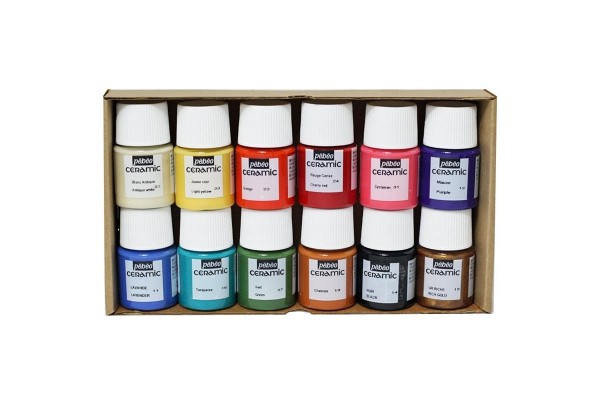 ΣΕΤ ΧΡΩΜΑΤΑ ΓΙΑ ΚΕΡΑΜΙΚΑ 12x20ml PEBEO CERAMIC