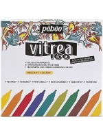 ΣΕΤ ΜΑΡΚΑΔΟΡΟΙ ΓΙΑ ΓΥΑΛΙ 1,2mm 9ΤΕΜ PEBEO VITREA 160