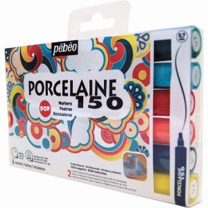 ΣΕΤ ΜΑΡΚΑΔΟΡΟΙ ΓΙΑ ΠΟΡΣΕΛΑΝΗ Pop 0,7mm 6ΤΕΜ PEBEO PORCELAINE 150