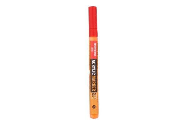 ΜΑΡΚΑΔΟΡΟΣ ΑΚΡΥΛΙΚΟΣ AMSTERDAM 2mm 257 Reflex Orange SW