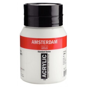 ΑΚΡΥΛΙΚΟ AMSTERDAM 500ml No.104 Zinc White