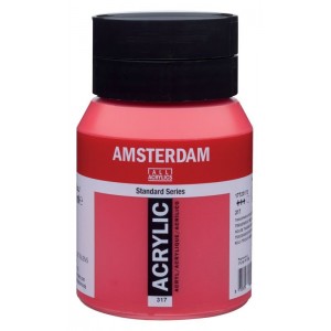 ΑΚΡΥΛΙΚΟ AMSTERDAM 500ml No.317 Transparent Red Medium