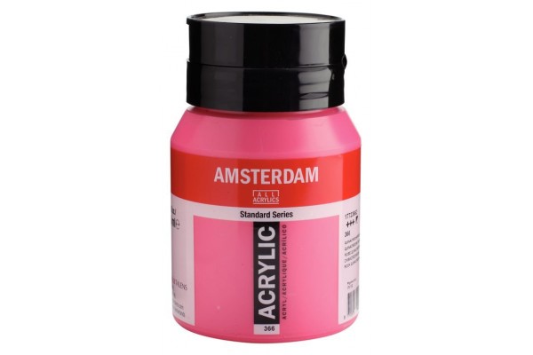 ΑΚΡΥΛΙΚΟ AMSTERDAM 500ml No.366 Quinacridone Rose