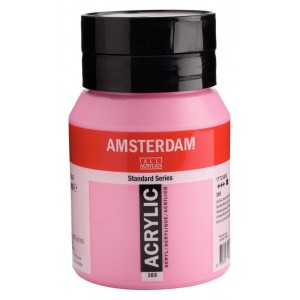 ΑΚΡΥΛΙΚΟ AMSTERDAM 500ml No.385 Quinacridone Rose Light