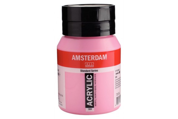 ΑΚΡΥΛΙΚΟ AMSTERDAM 500ml No.385 Quinacridone Rose Light