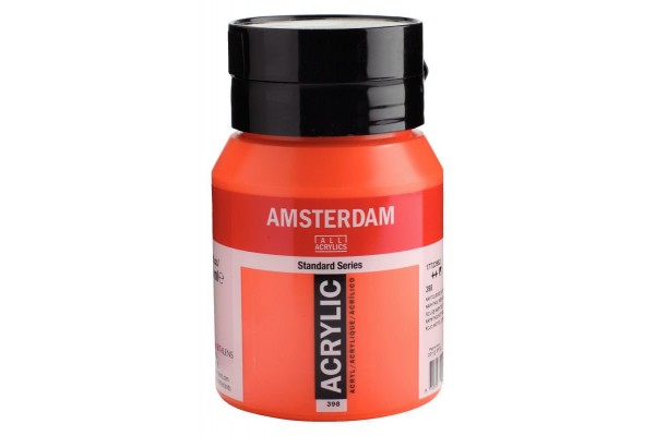 ΑΚΡΥΛΙΚΟ AMSTERDAM 500ml No.398 Naphthol Red Light