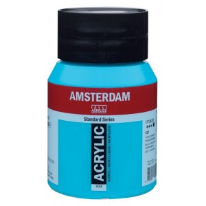 ΑΚΡΥΛΙΚΟ AMSTERDAM 500ml No.522 Turquoise Blue ΑΚΡΥΛΙΚΟ AMSTERDAM 500ml No.522 Turquoise Blue