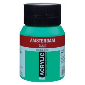 ΑΚΡΥΛΙΚΟ AMSTERDAM 500ml No.615 Emerald Green ΑΚΡΥΛΙΚΟ AMSTERDAM 500ml No.615 Emerald Green