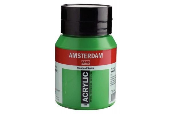 ΑΚΡΥΛΙΚΟ AMSTERDAM 500ml No.618 Permanent Green Light