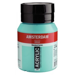 ΑΚΡΥΛΙΚΟ AMSTERDAM 500ml No.661 Turquoise Green ΑΚΡΥΛΙΚΟ AMSTERDAM 500ml No.661 Turquoise Green