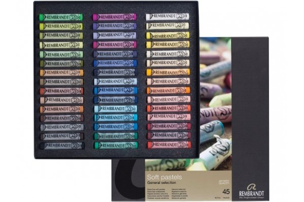 ΣΕΤ SOFT PASTELS CARDBOARD REMBRANDT 45 ΤΕΜ