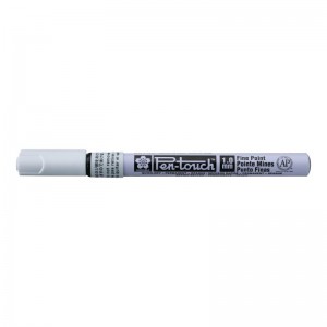 ΜΑΡΚΑΔΟΡΟΙ PEN-TOUCH ΛΕΥΚΟ FINE 1,0mm