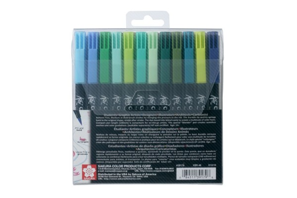 ΜΑΡΚΑΔΟΡΟI SAKURA KOI COLOUR ΣΕΤ 48ΤΕΜ BRUSH PEN