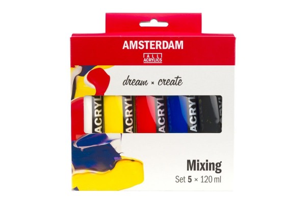 ΣΕΤ ΑΚΡΥΛΙΚΑ AMSTERDAM 5x120ml Mixing set