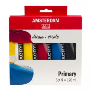 ΣΕΤ ΑΚΡΥΛΙΚΑ AMSTERDAM 5x120ml Primary set