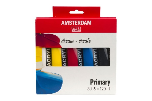 ΣΕΤ ΑΚΡΥΛΙΚΑ AMSTERDAM 5x120ml Primary set
