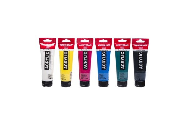 ΣΕΤ ΑΚΡΥΛΙΚΑ AMSTERDAM 6x120ml Classroom set