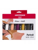 ΣΕΤ ΑΚΡΥΛΙΚΑ AMSTERDAM 6x120ml Portrait set