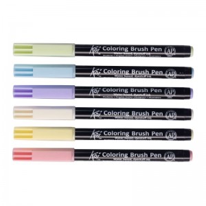 ΜΑΡΚΑΔΟΡΟΙ BRUSH PEN KOI COLOUR ΣΕΤ 6ΤΕΜ PASTEL