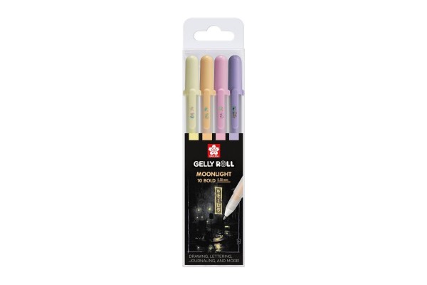 ΣΤΥΛΟ GELLY ROLL MOONLIGHT PASTEL ΣΕΤ 4ΤΕΜ BOLD 4A