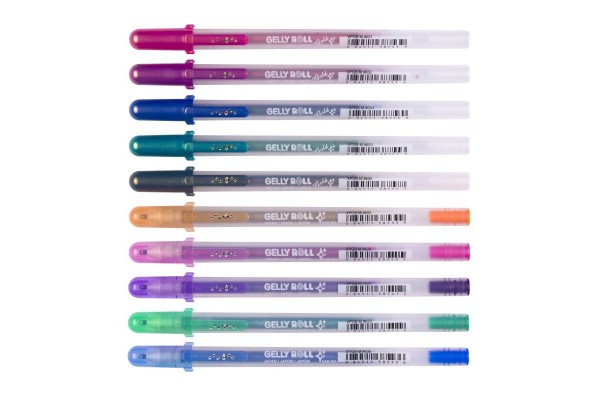 ΜΑΡΚΑΔΟΡΟΙ GELLY GOLD SILVER SHADOW SET 10 COLOURS