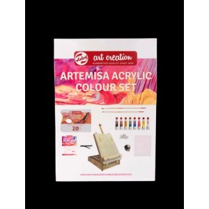 ΣΕΤ ARTEMISA ΚΑΒΑΛΕΤΟ ΣΕ  ΚΟΥΤΙ ΜΕ ΑΚΡΥΛΙΚΑ ΚΑΙ ΑΞΕΣΟΥΑΡ SPAIN