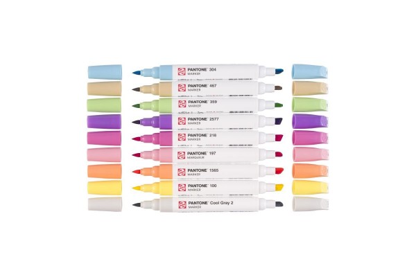 ΣΕΤ ΜΑΡΚΑΔΟΡΟΙ PANTONE 9TEM ΜΕ ΔΙΠΛΗ ΜΥΤΗ PASTEL TALENS