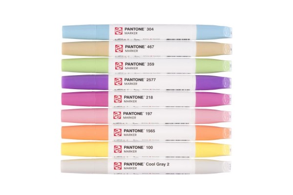ΣΕΤ ΜΑΡΚΑΔΟΡΟΙ PANTONE 9TEM ΜΕ ΔΙΠΛΗ ΜΥΤΗ PASTEL TALENS