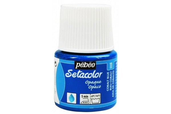 ΧΡΩΜΑ ΥΦΑΣΜΑΤΟΣ Cobalt Blue SETACOLOR OPAQUE 45ml