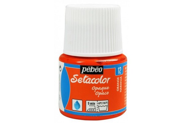 ΧΡΩΜΑ ΥΦΑΣΜΑΤΟΣ Orange SETACOLOR OPAQUE 45ml