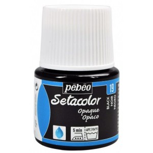 ΧΡΩΜΑ ΥΦΑΣΜΑΤΟΣ Black SETACOLOR OPAQUE 45ml ΧΡΩΜΑ ΥΦΑΣΜΑΤΟΣ Black SETACOLOR OPAQUE 45ml