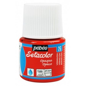 ΧΡΩΜΑ ΥΦΑΣΜΑΤΟΣ Vermilion SETACOLOR OPAQUE 45ml ΧΡΩΜΑ ΥΦΑΣΜΑΤΟΣ Vermilion SETACOLOR OPAQUE 45ml