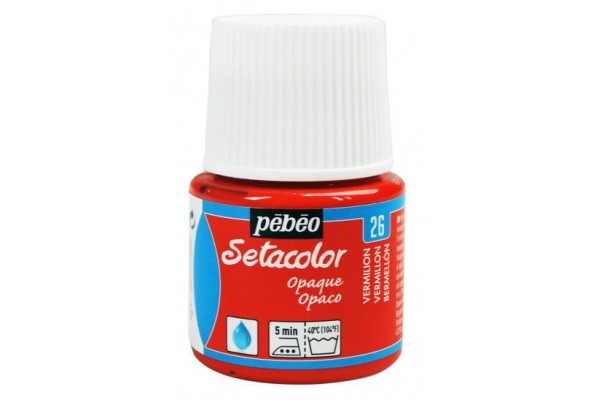 ΧΡΩΜΑ ΥΦΑΣΜΑΤΟΣ Vermilion SETACOLOR OPAQUE 45ml