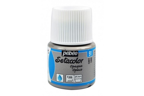 ΧΡΩΜΑ ΥΦΑΣΜΑΤΟΣ Grey SETACOLOR OPAQUE 45ml