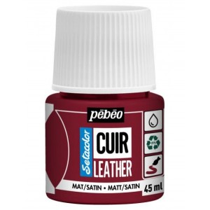 ΧΡΩΜΑ ΓΙΑ ΔΕΡΜΑΤΑ Deep red SETACOLOR LEATHER 45ml