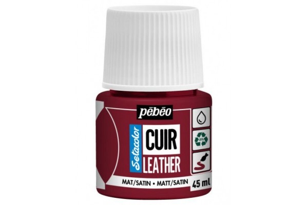 ΧΡΩΜΑ ΓΙΑ ΔΕΡΜΑΤΑ Deep red SETACOLOR LEATHER 45ml