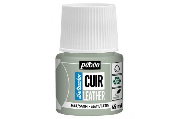 ΧΡΩΜΑ ΓΙΑ ΔΕΡΜΑΤΑ Sage Green SETACOLOR LEATHER 45ml