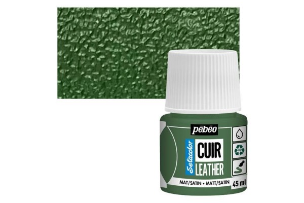 ΧΡΩΜΑ ΓΙΑ ΔΕΡΜΑΤΑ Khaki Green SETACOLOR LEATHER 45ml