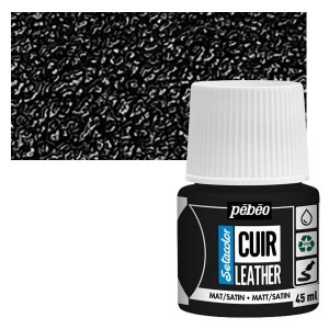 ΧΡΩΜΑ ΓΙΑ ΔΕΡΜΑΤΑ Extreme Black SETACOLOR LEATHER 45ml
