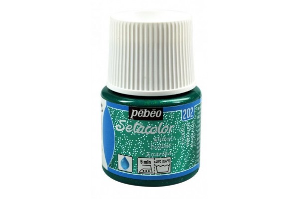 ΧΡΩΜΑ ΥΦΑΣΜΑΤΟΣ GLITTER Emerald SETACOLOR LIGHT FABRICS 45ml