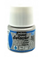 ΧΡΩΜΑ ΥΦΑΣΜΑΤΟΣ GLITTER Silver SETACOLOR LIGHT FABRICS 45ml