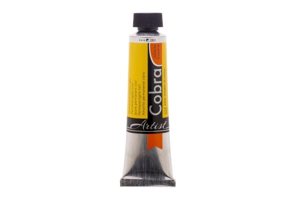 ΛΑΔΙ COBRA 40ml 283 Permanent Yellow Light WATER-MIXABLE OIL